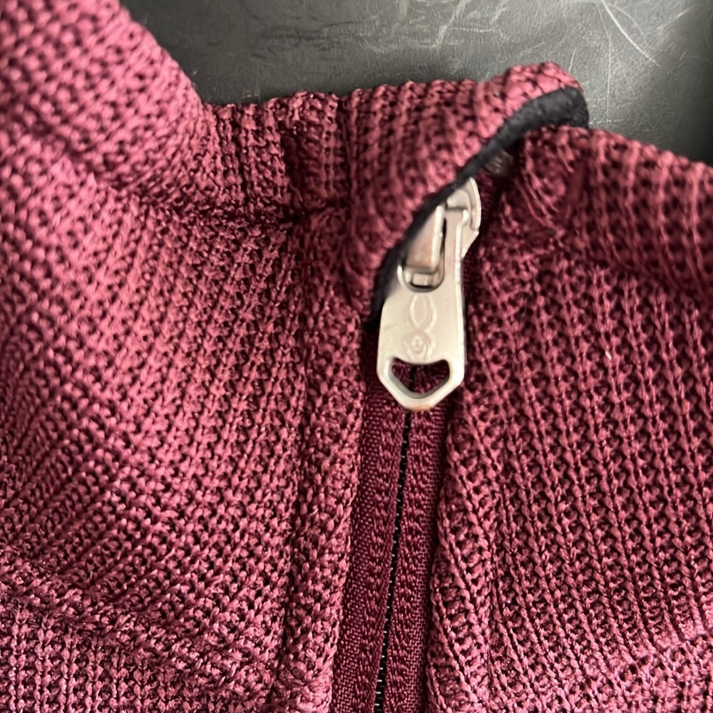 Spyder Full Zip Mid-weight Sweater size L wine color - Picture 7 of 14